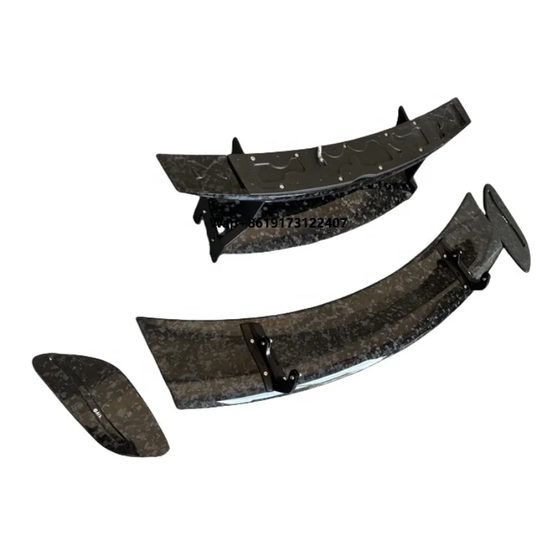 

Upgrade BS Style Forged Dry Carbon Fiber Rear Spoiler Trunk Spoiler Three Layer Rear Spoiler for GT GTR GTS
