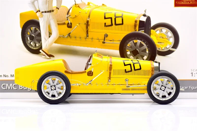 CMC 1:18 T35 # 58 anexado feminino motorista boneca simulação edição limitada todo aberto liga de metal estático modelo de carro brinquedo presente