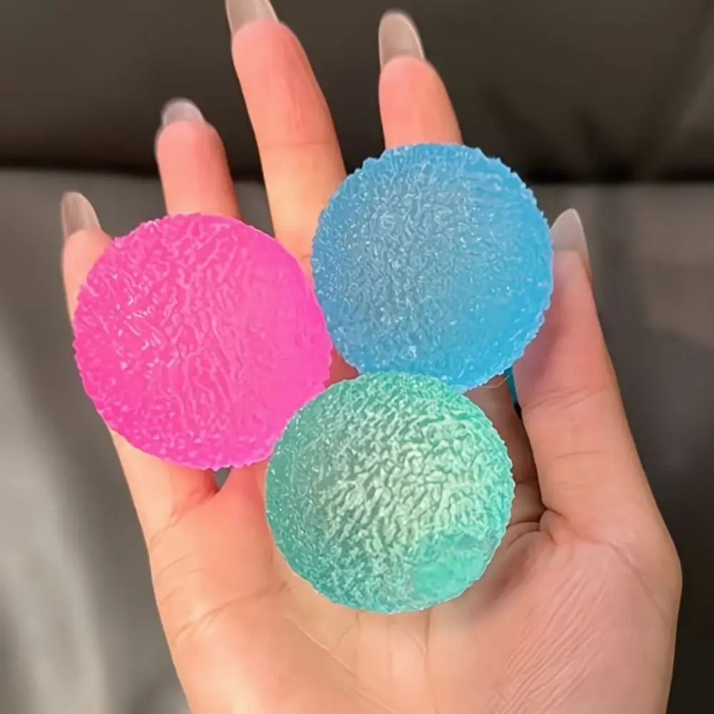 Reusable Soft TPR Ice Ball Squeeze Toy Slow Rebound Quiet Fidget Toy 4/6cm Sensory Vent Toy &Adult