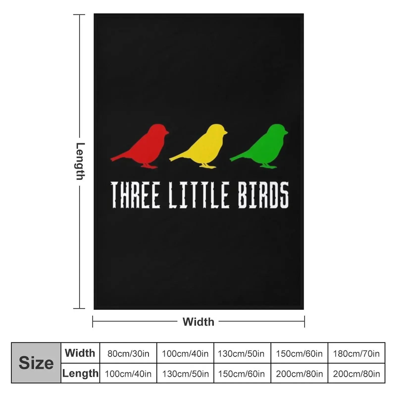 rastafari birds jamaica Throw Blanket Tourist Sofa Throw Warm Heavy Blankets
