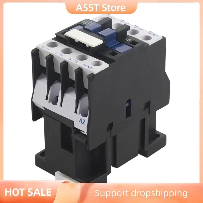 

A55T 6X контактор переменного тока 1НО 220 В переменного тока 50/60 Гц катушка реле стартера 32A 3-фазный полюс