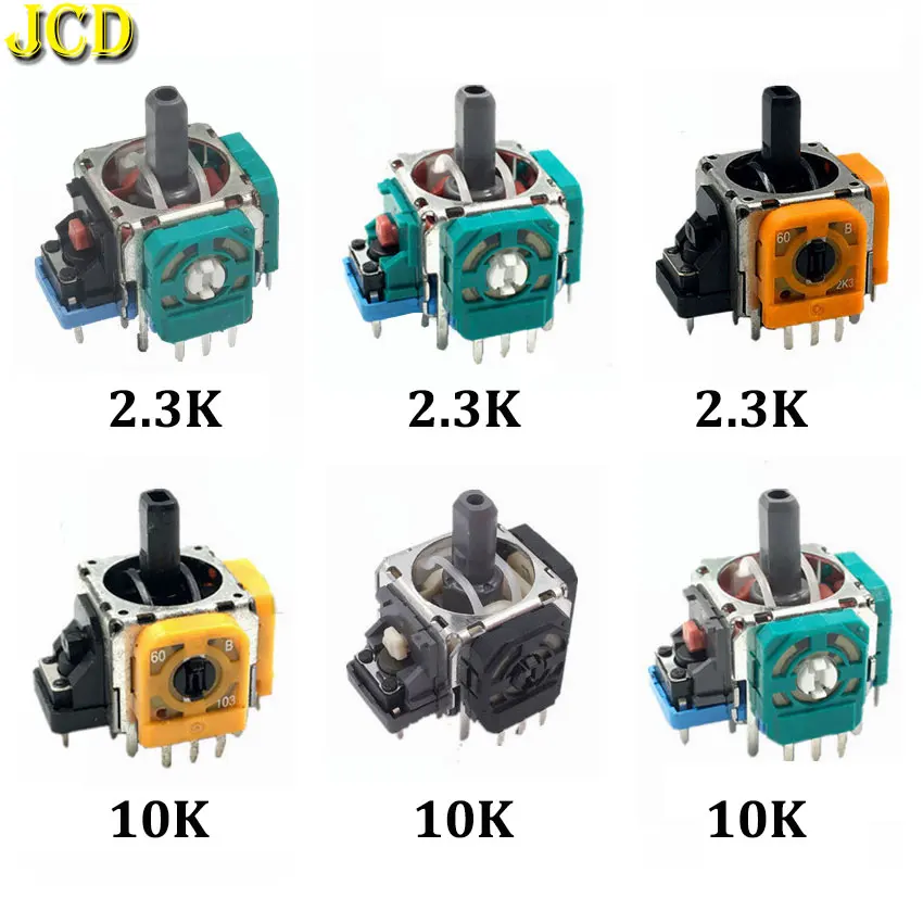 

JCD 1pcs Repair Part 3P 3 Pin Handle Rocker 3D Analog Stick Joystick Sensor Module Replacement For PS3 PS4 PS5 Controller