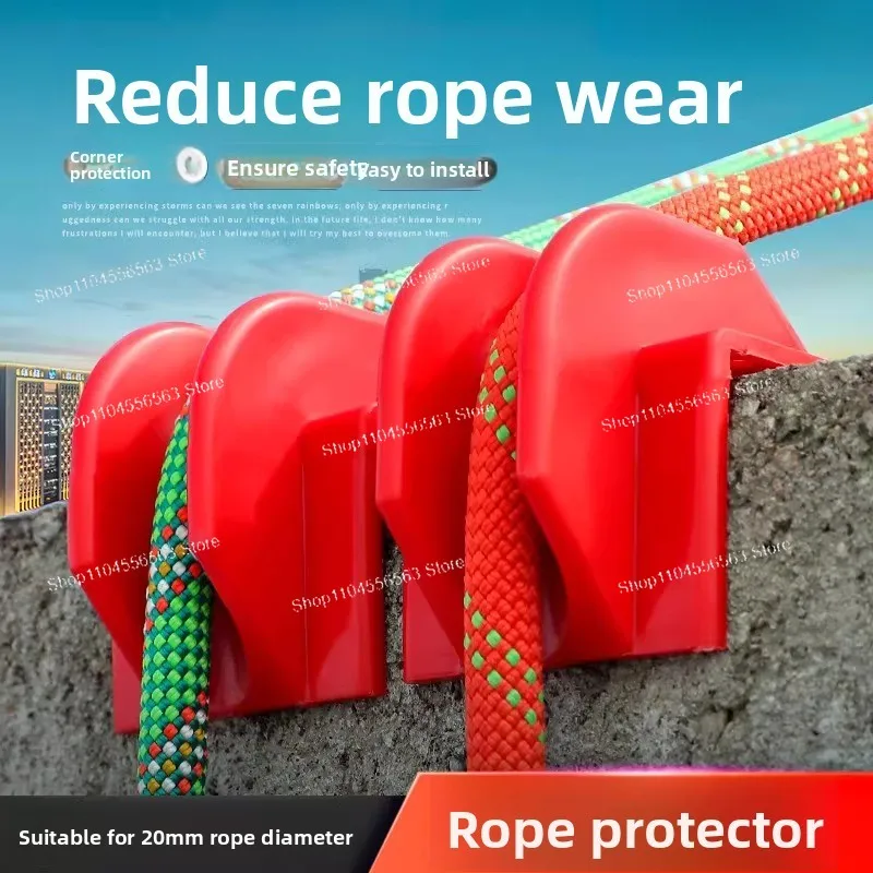 Rope guard for aerial work, external wall card corner, safety rope sling rope collector