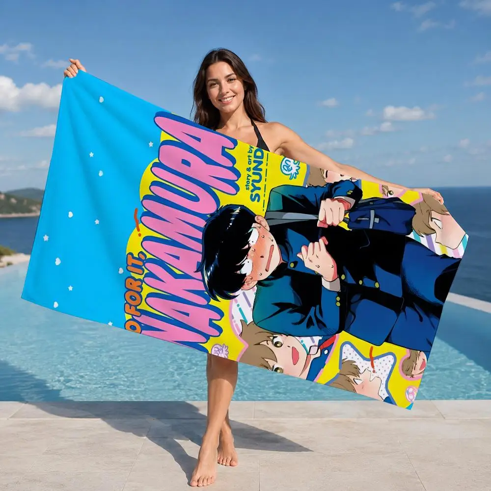 Go for It, Nakamura! Towel ultra-fine fiber quick drying absorbent towel, beach swimming vacation beach towel