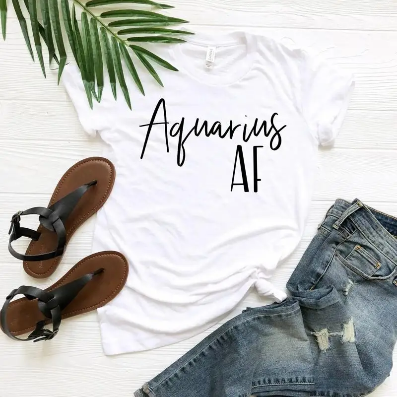 Aquarius Af T Shirt Zodiac Art S Birthday