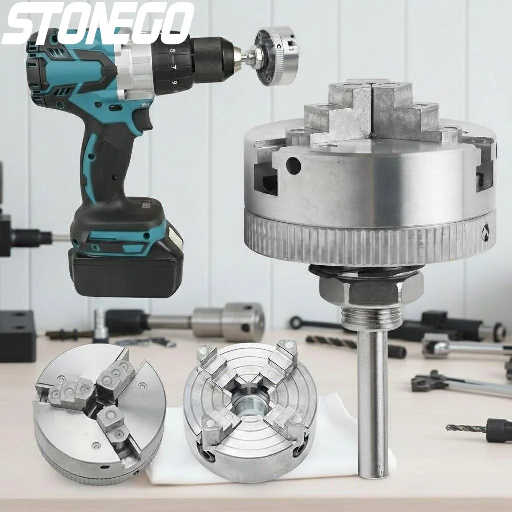 電動旋盤ドリルチャック-3-4-ジョーヘビーデューティーセルフセンタリング-m12-x-1mm-リンケージ電動ドリル工作機械用