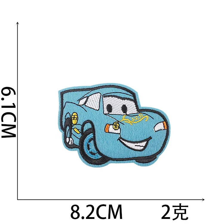 cars cartoon animation embroidered clothes stickers ironing clothing iron patch sewing decorative patches