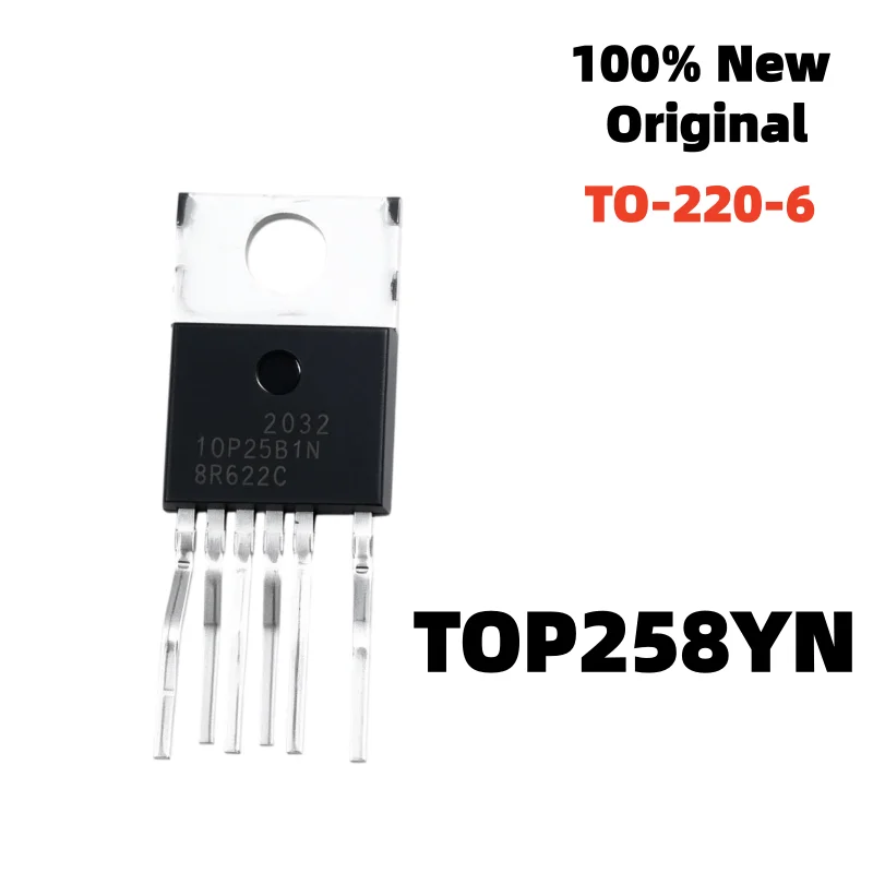 Original 10pcs TOP250YN TOP258YN TOP254YN TOP257YN TOP259YN TO-220-6 TOP255YN TOP256YN Source management chip