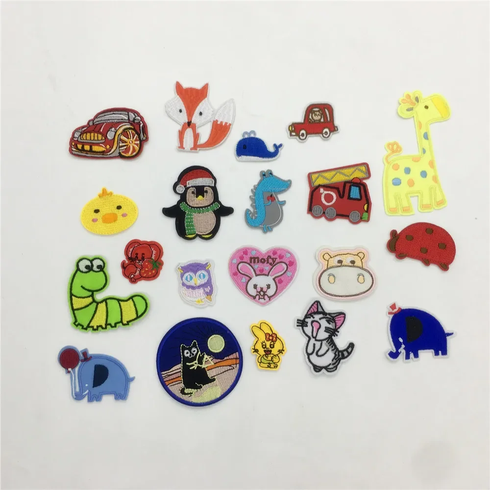 cute Cartoon Small animals Banner patch bag clothing hot melt adhesive ironing sewing DIY Excipients Accessories Traceless Repai