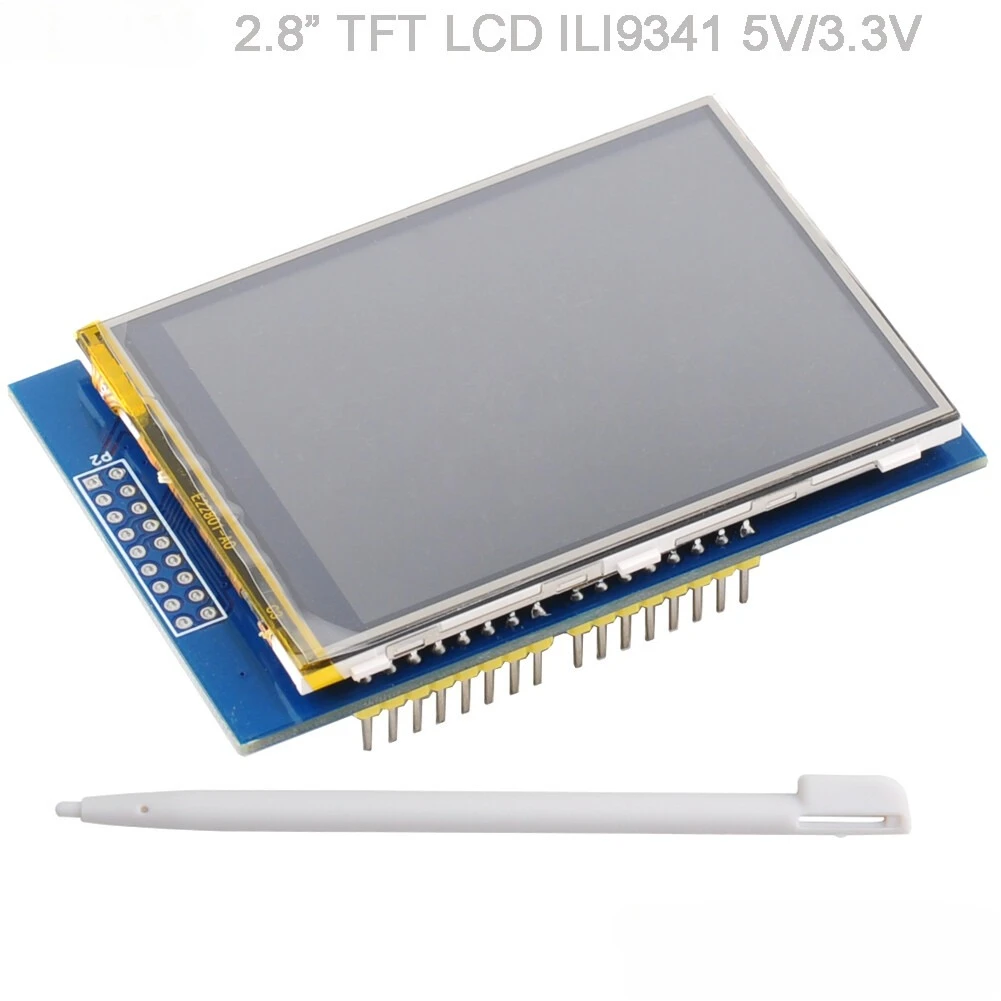 � ​ ​ ​ ​ ​ ​ 2,8" TFT LCD Display-Modul 5V/3,3V ILI9341 Resistiver Touchscreen 320x240 8-Bit-Parallelschnittstelle mit SD-Kartensteckplatz – Detail 1