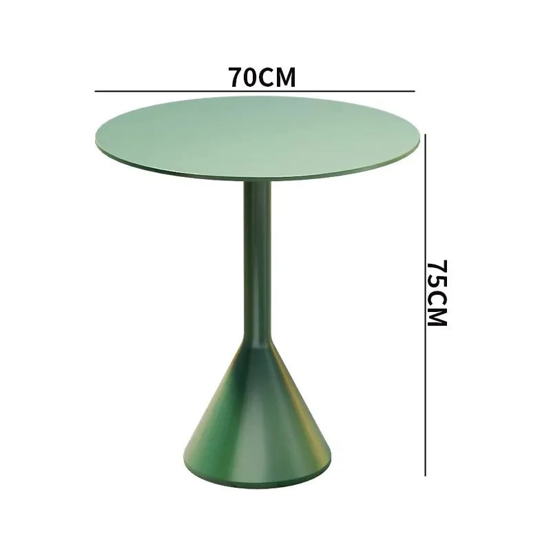 Modern and durable outdoor wrought iron small square table table and chairs three-piece set garden balcony courtyard