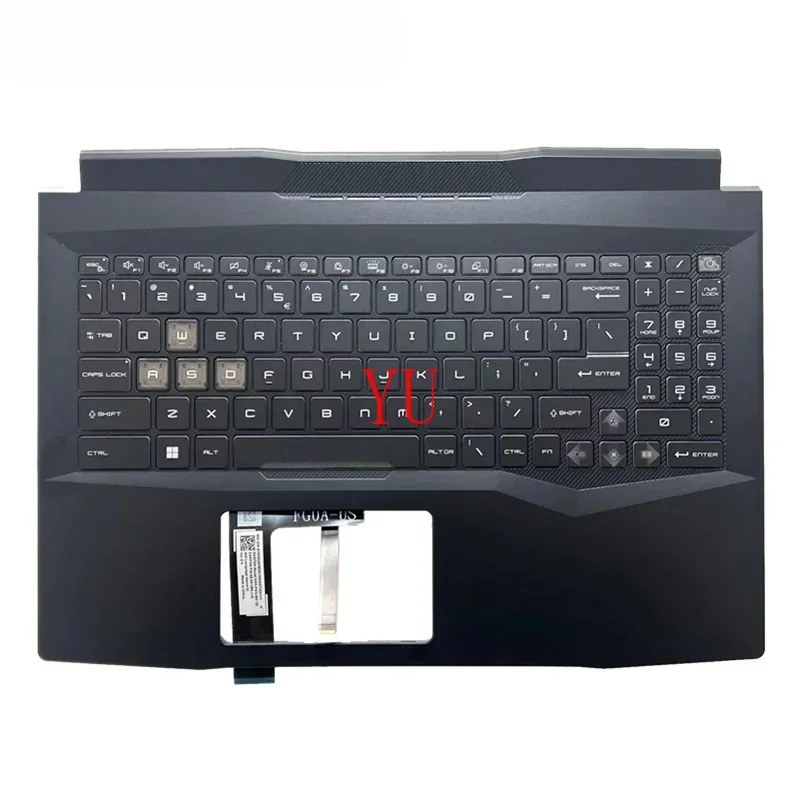 New for MSI Pulse 15 b13v laptop upper case palmrest cover with colorful backlight keyboard 307585c221