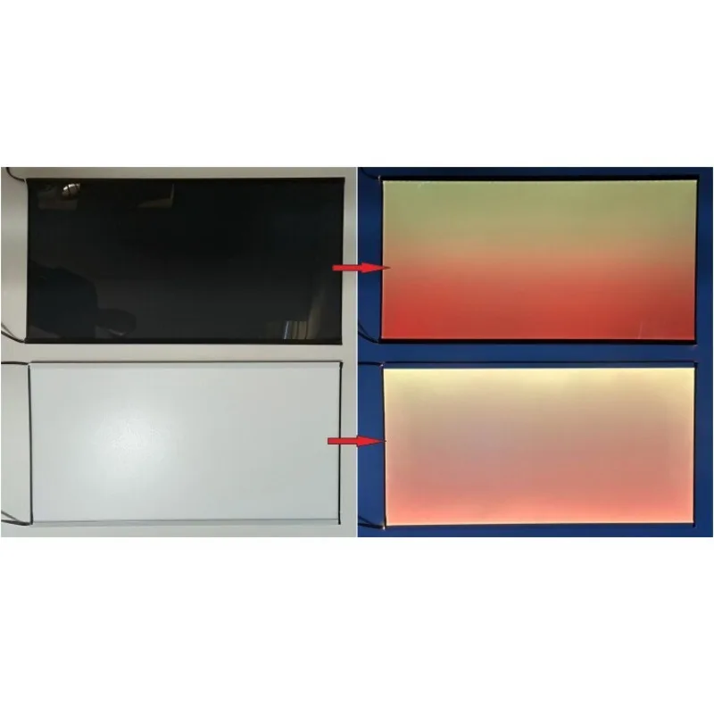 Remote light off black fish tank background light board double light double control gradual change acrylic luminous backplane