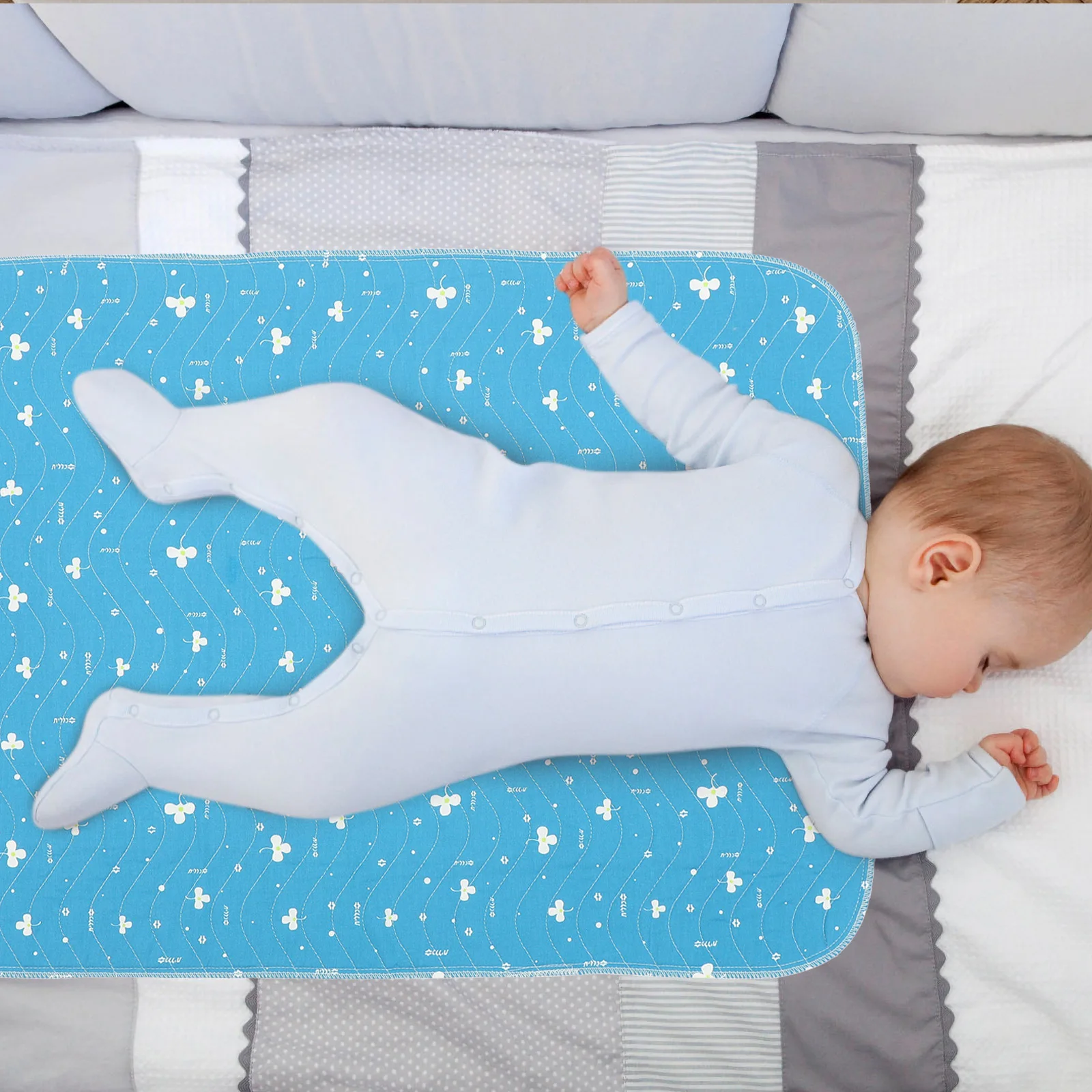 قابلة لإعادة الاستخدام وسادة سرير مقاومة للماء قابل للغسل حامي سلس البول للأطفال الفتيات المسنات في فترة خياطة رائعة الاستخدام على المدى الطويل