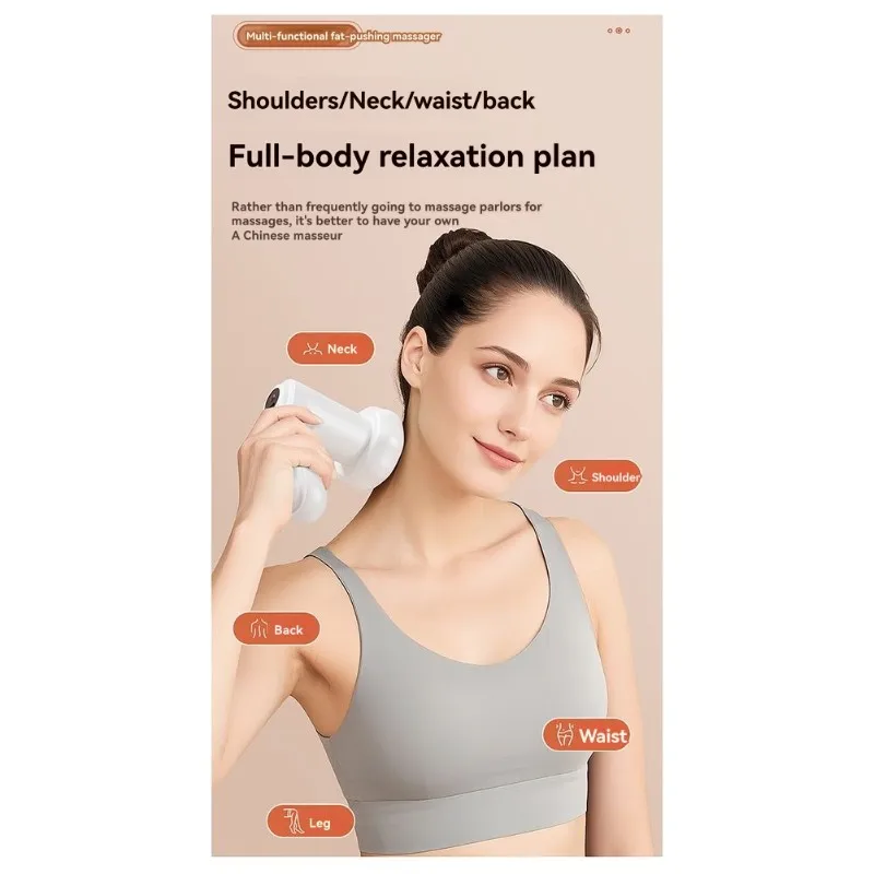 able-ポータブル電動ボディマッサージャー-多機能6ヘッド設計-家庭用脂肪減少器、低騒音