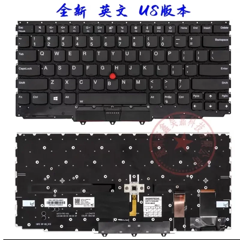 New Keyboard for Lenovo ThinkPad Yoga X1 Carbon 2nd Gen 3rd Gen 2017 2018 69