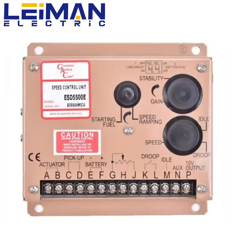 Original ESD5500E Dual Capacitor Diesel Genset Controller High Quality Engine Speed Regulator esd 5500e