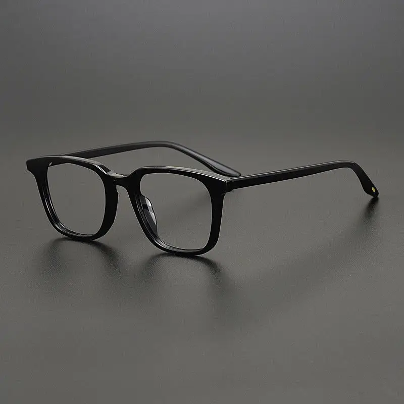 2PCS Fashion Myopia Optical Eyeglasses Unisex Classic Square Glasses Frame Women Men TR90 Ultralight Prescription Eyewear