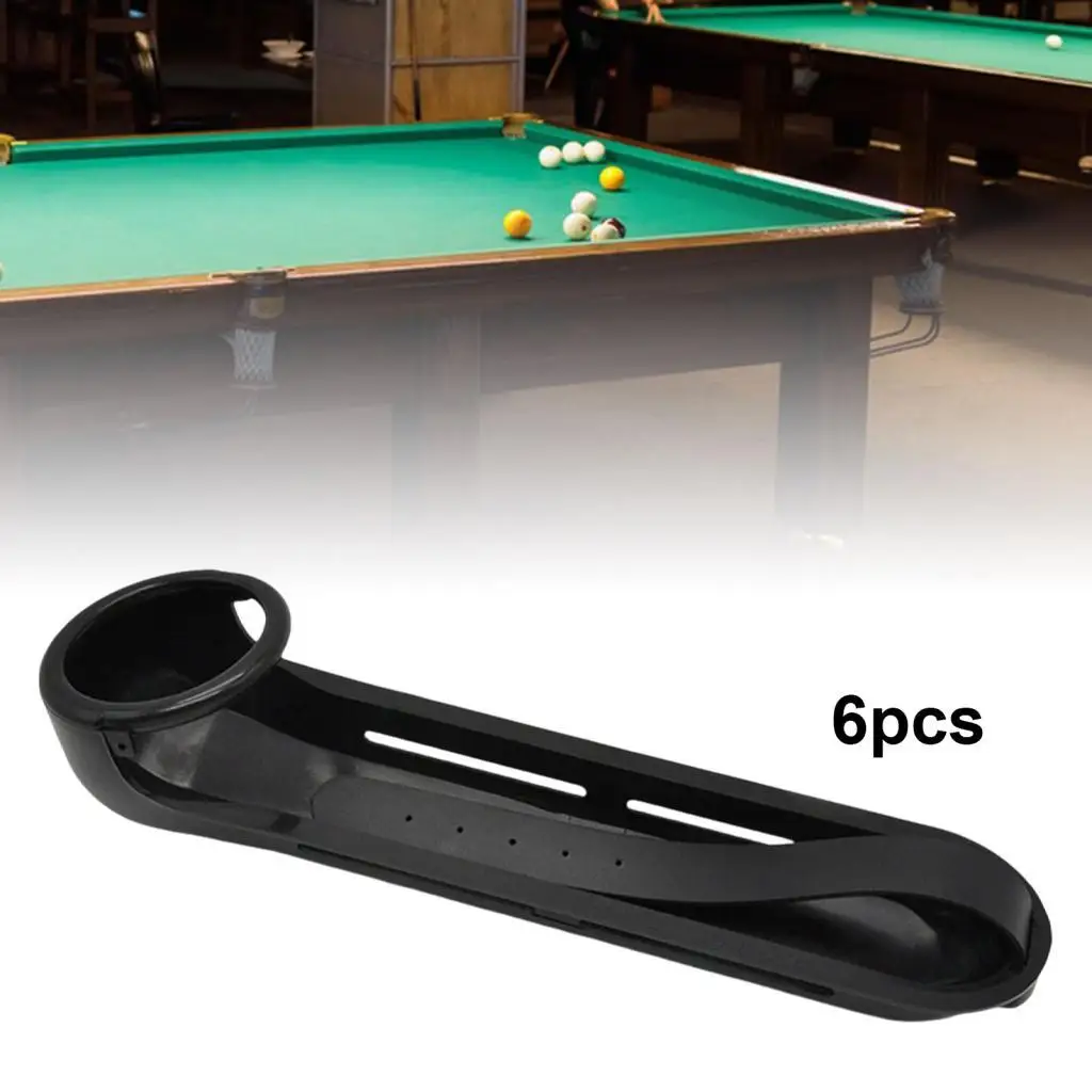 Billiards Table Pocket Rail, Billiard Table Slide Track, Easy to Install with 5 Holes Belt Replace Snooker Pocket Slide Track