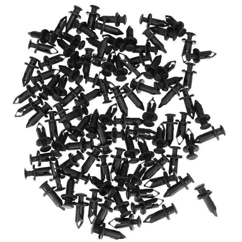 200 Uds 20mm Clip de guardabarros remache de cuerpo piezas de ATV adecuadas para Polaris Rangers Rzr 7661855   Clips para automóviles