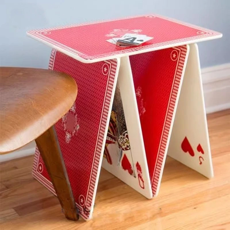 Modern Designer Creates A'playing Card 'living Room Villa Hotel Reception Area Coffee Table