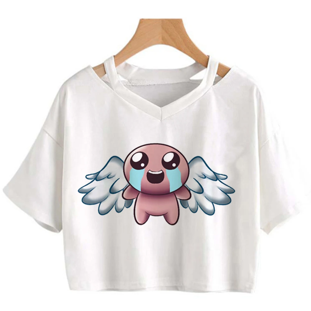 the Binding of Isaac crop top women cheap grunge alternative  t-shirt gothic clearance sales 2000s japan emo