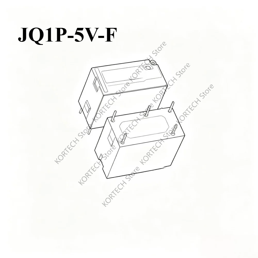 10pcs/Lot Original new  JQ1P-5V-F JQ1P-12V-F JQ1P-24V-F 10A one open one close 5-pin power relay