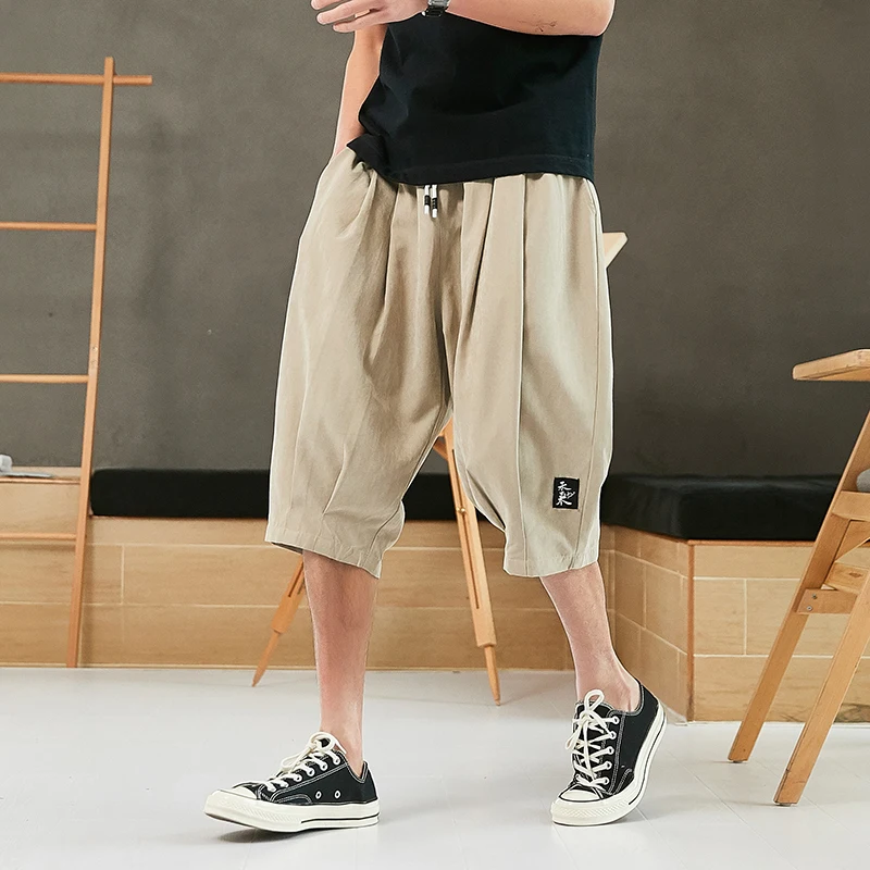 2024 New Streetwear Men\'s Shorts Casual Big Size Cargo Shorts Men New Bermuda Knee Length Male Short Trousers SIZE 6XL-8XL