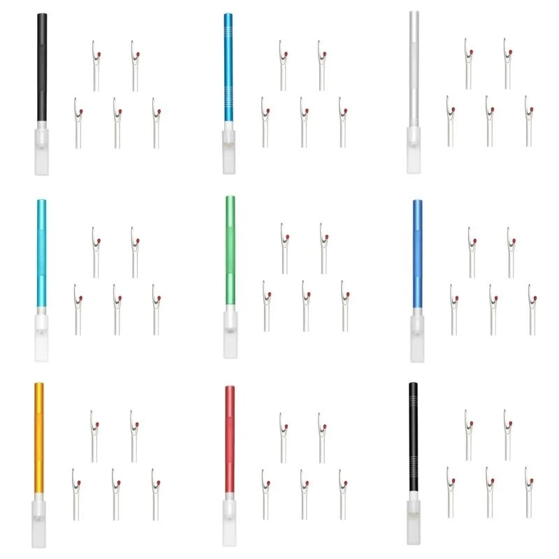 12PD Sewing Seam Rippers Embroidery Thread Remover Easy to Use Practical Metal Wire Remover for Needle Work