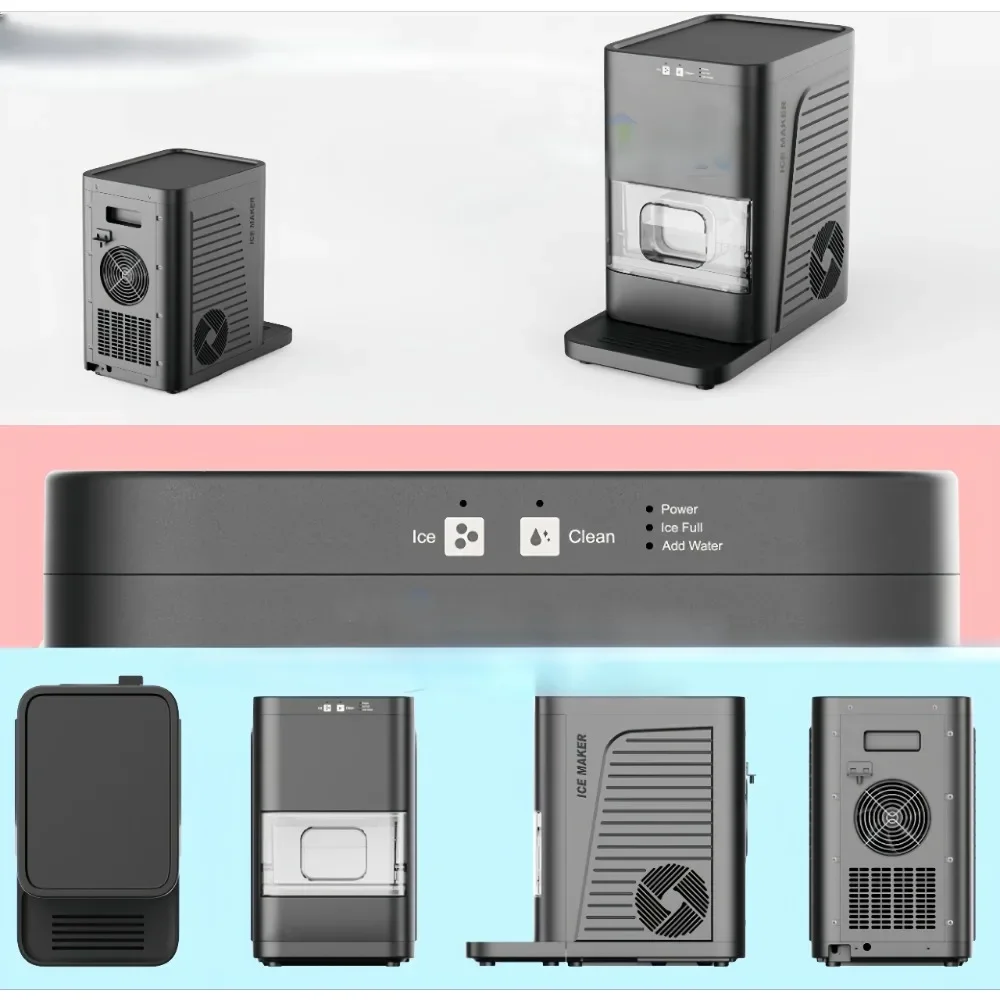 

Clear Ice Hockey Machine Whiskey Low Consumption Compact Machine Ice Machine