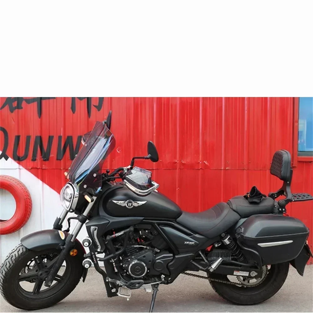 SRV600 Hand Guard Accessories For QJMOTO SRV600 QJ600-12B Hand Guard Modification Handle Windshield with LED Light