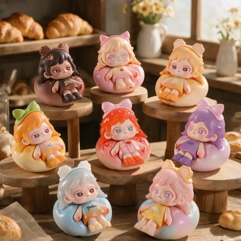 In Stock Dora One Bite Bread Series Blind Box Collectible Figure Cute Desktop Decor Art Toy Gift For Collectors Adorable