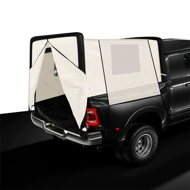 Pickup Truck Inflatable Tent fit 6-6.8 ft Trucks Bed, Waterproof PU2000mm Portable  Twin 2 Person Pick-up Camping s