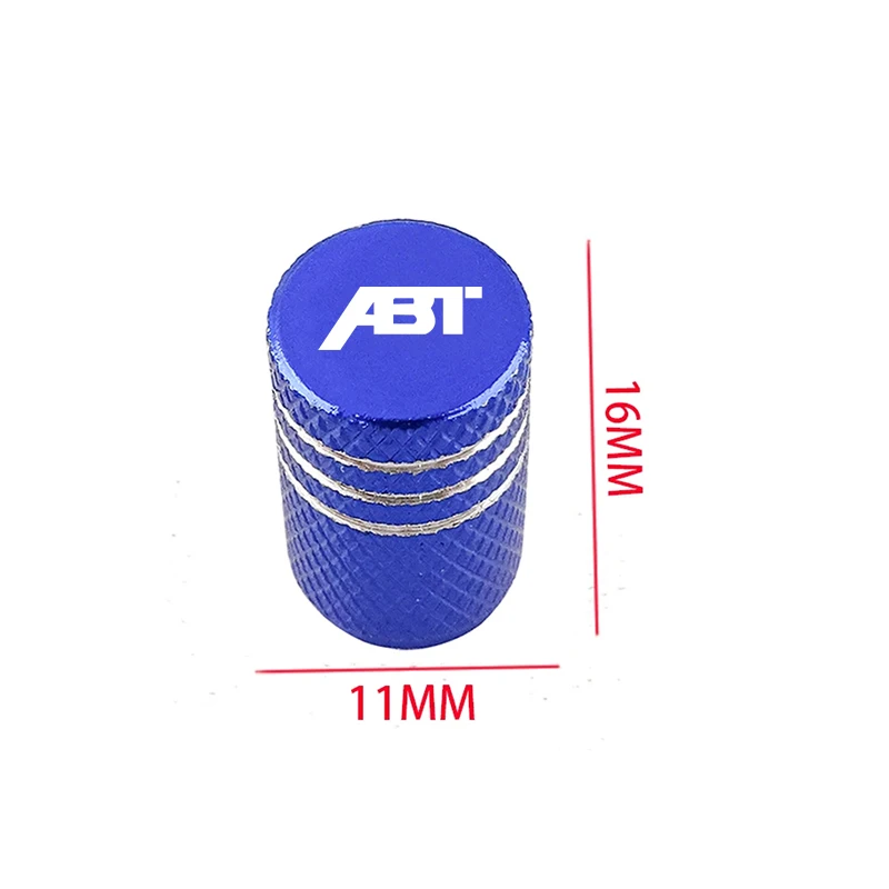 الألومنيوم سيارة صمام قبعات سيارة عجلة الإطارات صمامات الإطارات الجذعية صمام قبعات لمقعد أودي فولكس فاجن سكودا ABT موتور سبورتسلاين