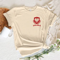 Poland t shirt women Y2K comic tshirt girl anime clothes