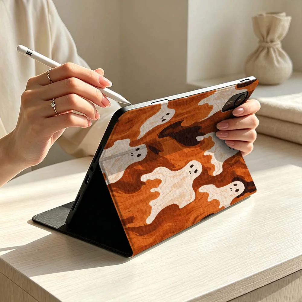 Cartoon Ghost Group Soft Pen Tray Tablet Case For Xiaomi Mi 8 7 6 5 Mini Ultra Pro Redmi Pad Pro SE 2 Poco Pad