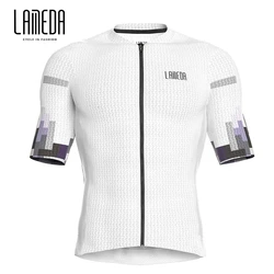 Lameda Cycling Jersey Lightweight Cycling Clothes for Men High Elasticity Men's Short Sleeved Quick Drying Men's Cycling Shirt