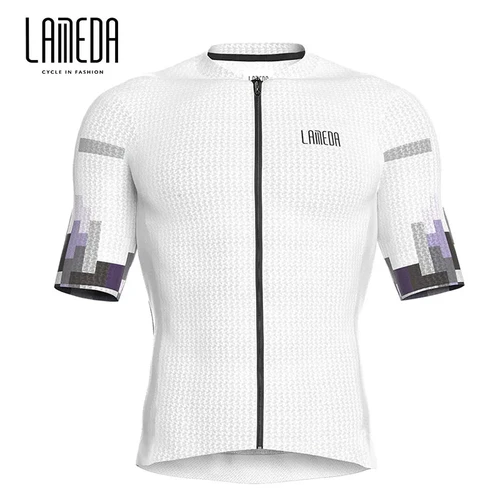 Lameda-Camiseta de ciclismo ligera para hombre, ropa de ciclismo de alta elasticidad, manga corta, secado rápido