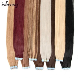 Nastro isheeny nelle estensioni dei capelli umani dritto 12