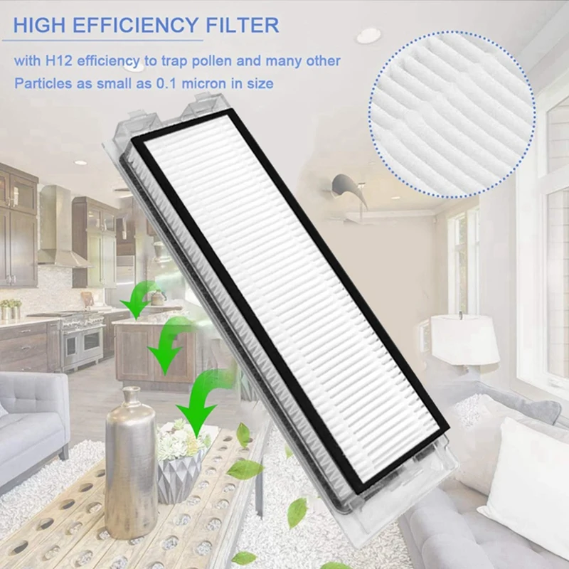 Caja de polvo de repuesto para Roborock Q Revo /Roborock P10 A7400RR, contenedor de polvo para Robot aspirador con filtros Hepa