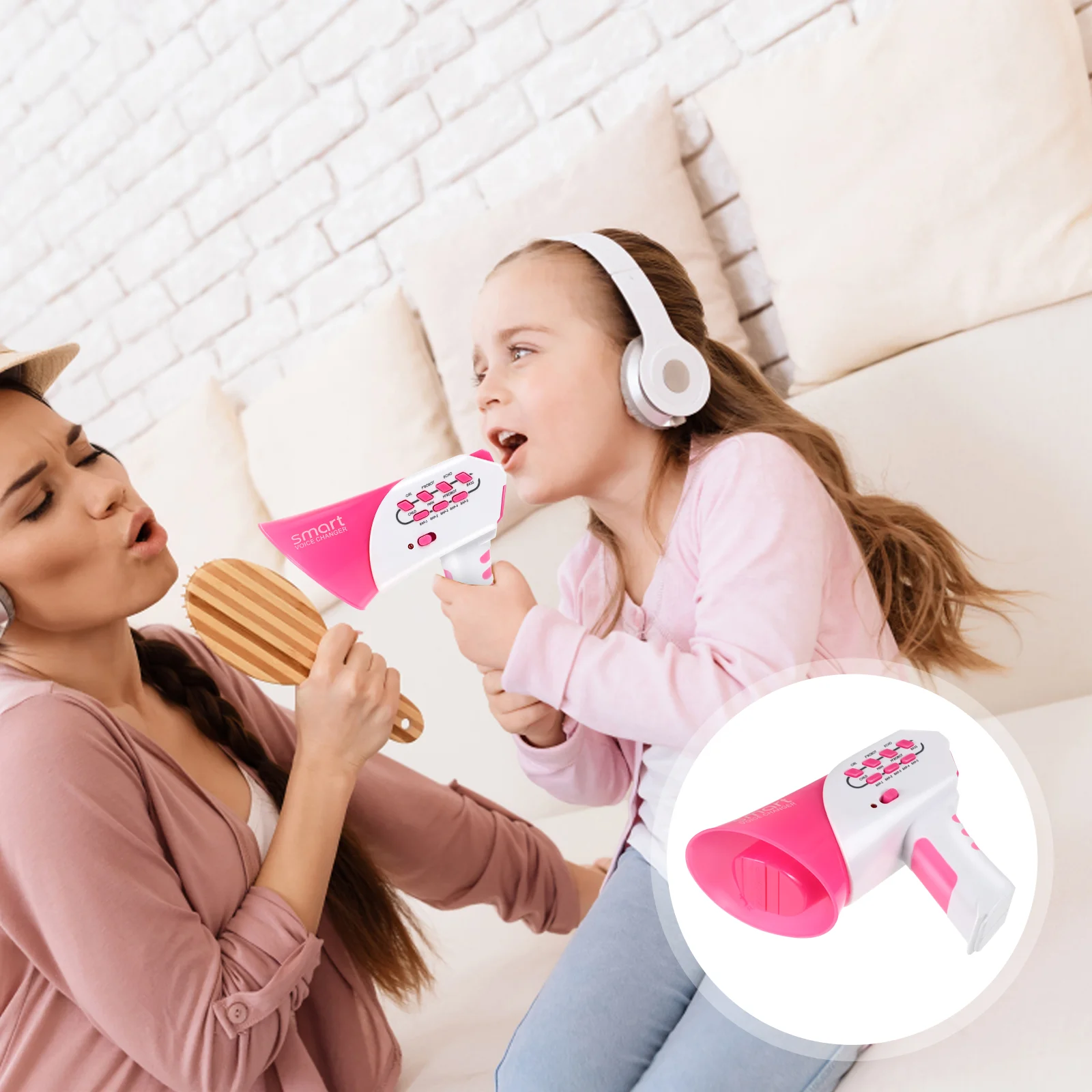 Toy Cosplay Voice Changer Party Prank Child Megaphone Girl Portable Kid Ticky