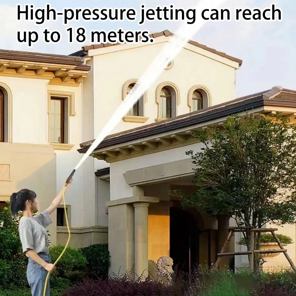 High-Pressure Car Wash Water Sprinkler with Booster Nozzle, High-Pressure Home Car Wash Water Sprayer & Hose Set, Multifunctiona