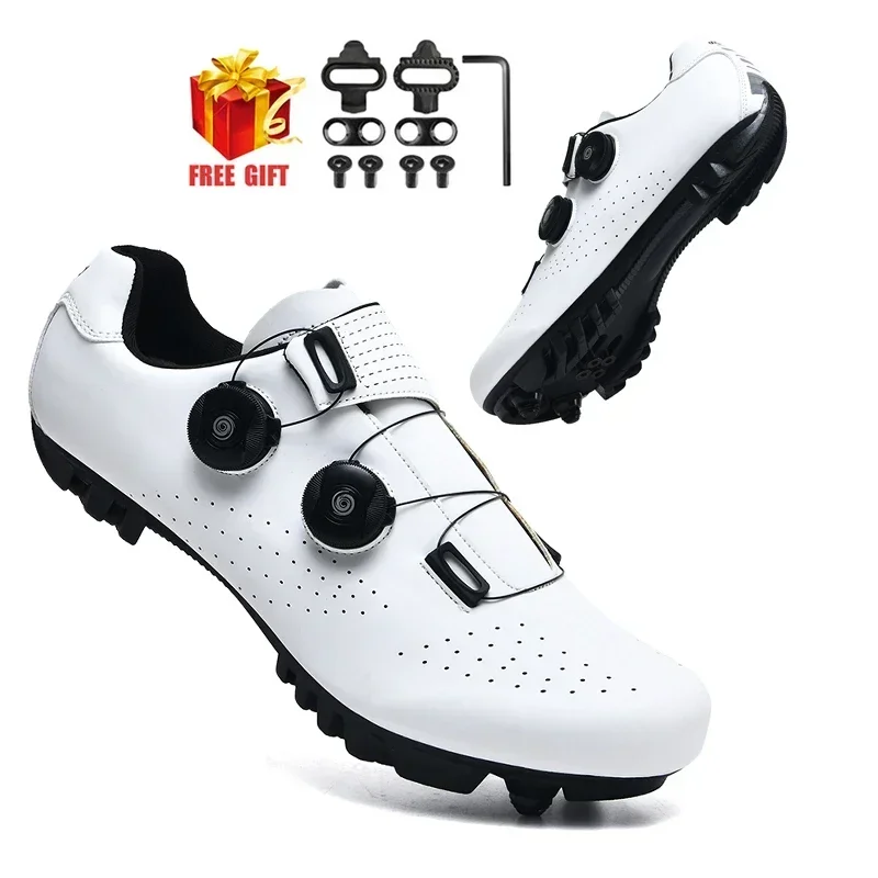 Mtb Cycling Sneaker Men Self-Locking Cleats Racing Road Bike Shoes Mountain Cycling Shoes Speed Flat Sneakers Women Bicycle SPD