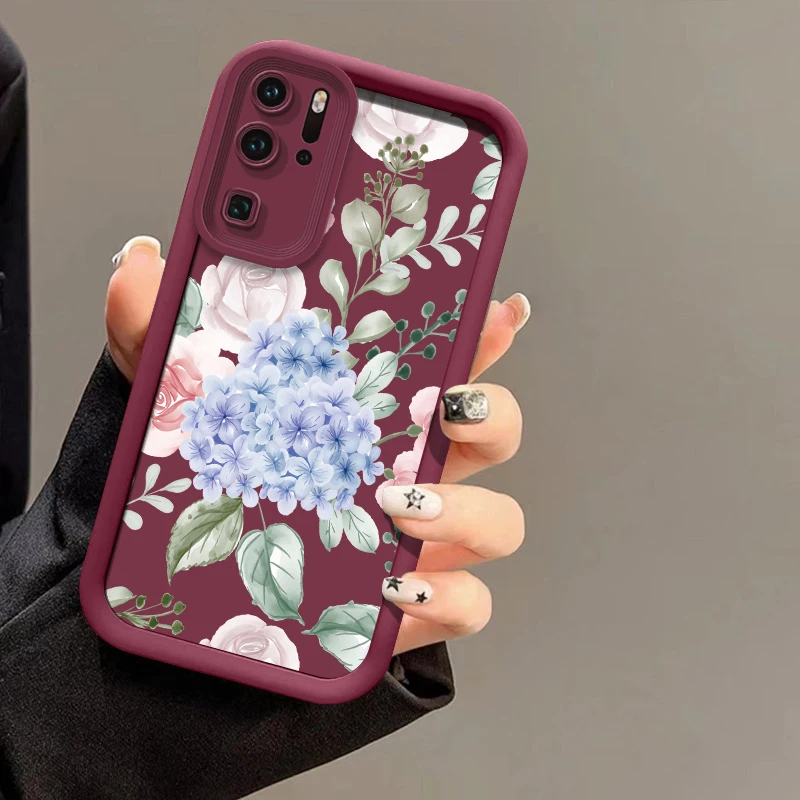 حافظة لهاتف هواوي P50 Pro P40 Lite 5G P30 P20 P Smart Pro Y9 Prime 2019 Y7A Y9S غطاء ناعم مقاوم للصدمات