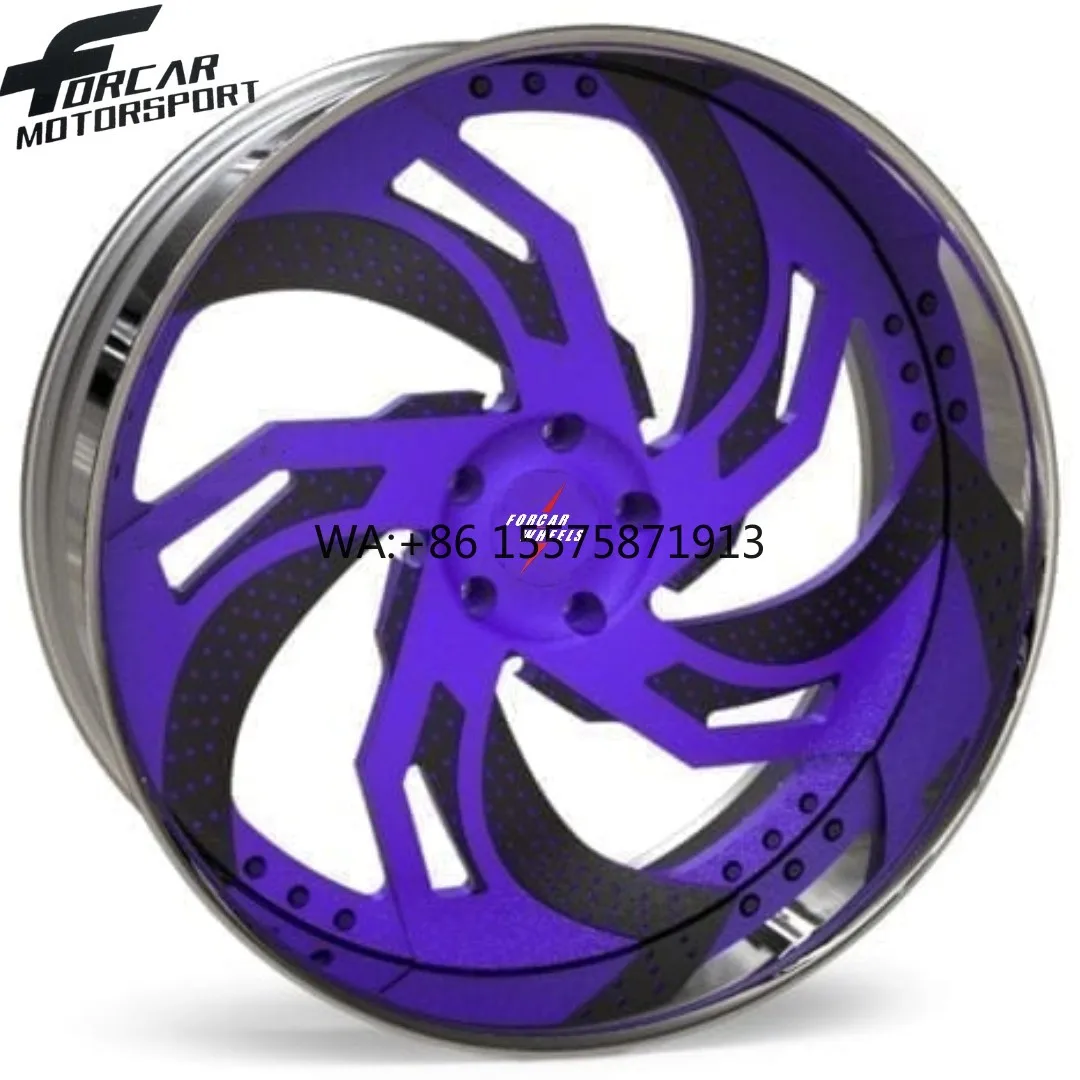 

Hard Customized for 2-Piece Design Truck 4x4 Off-Road Wheels 6x139.7 Forged Aluminium Alloy New 100mm for Ranger Patrol