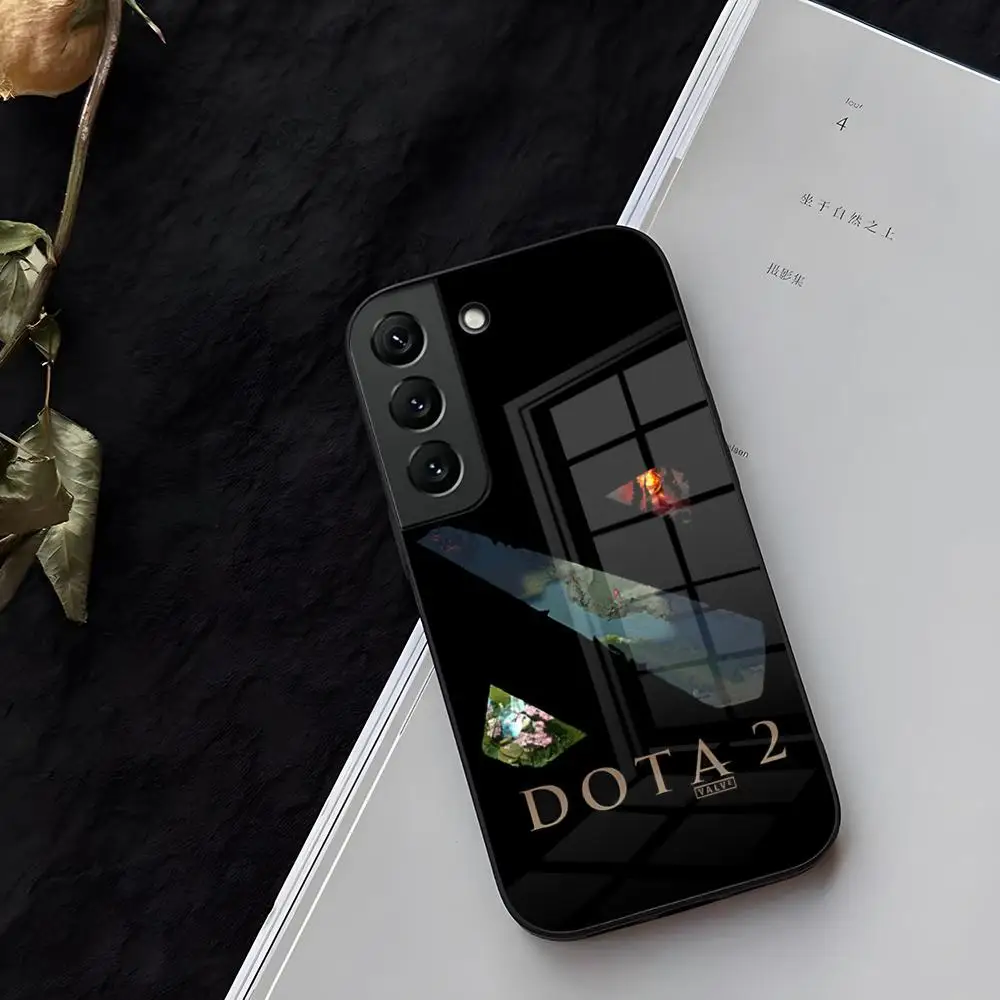 G-Game Dota 2 Phone Case Glass For Samsung S26 S25 S24 S23 Ultra Fe Plus A16 A17 A37 A57 A15 A25 A35 Cover