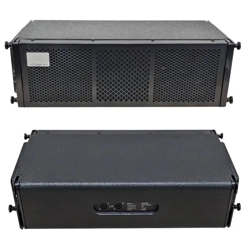 Profesional Sound Equipos De Sonido Dual Line Array Speaker Subwoofer Double 6.5 Inch Cabinet Full Set Sound System