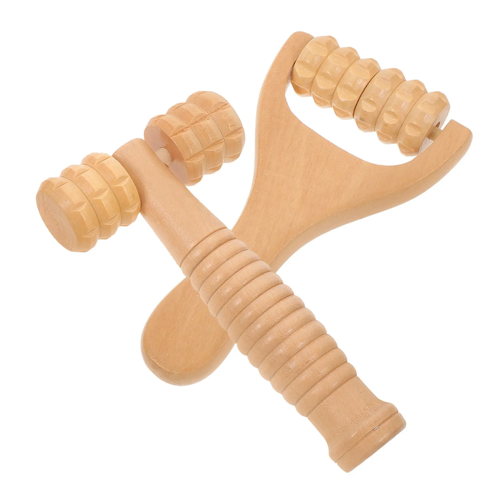 

2 шт. массажные ролики для ног и стоп, деревянный массажный инструмент, портативный, ручной, для глубокого расслабления тканей и снятия боли