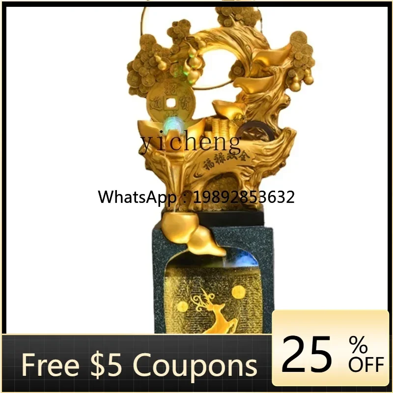 

Artificial Mountain and Fountain Loop Floor Ornaments Living Room Office