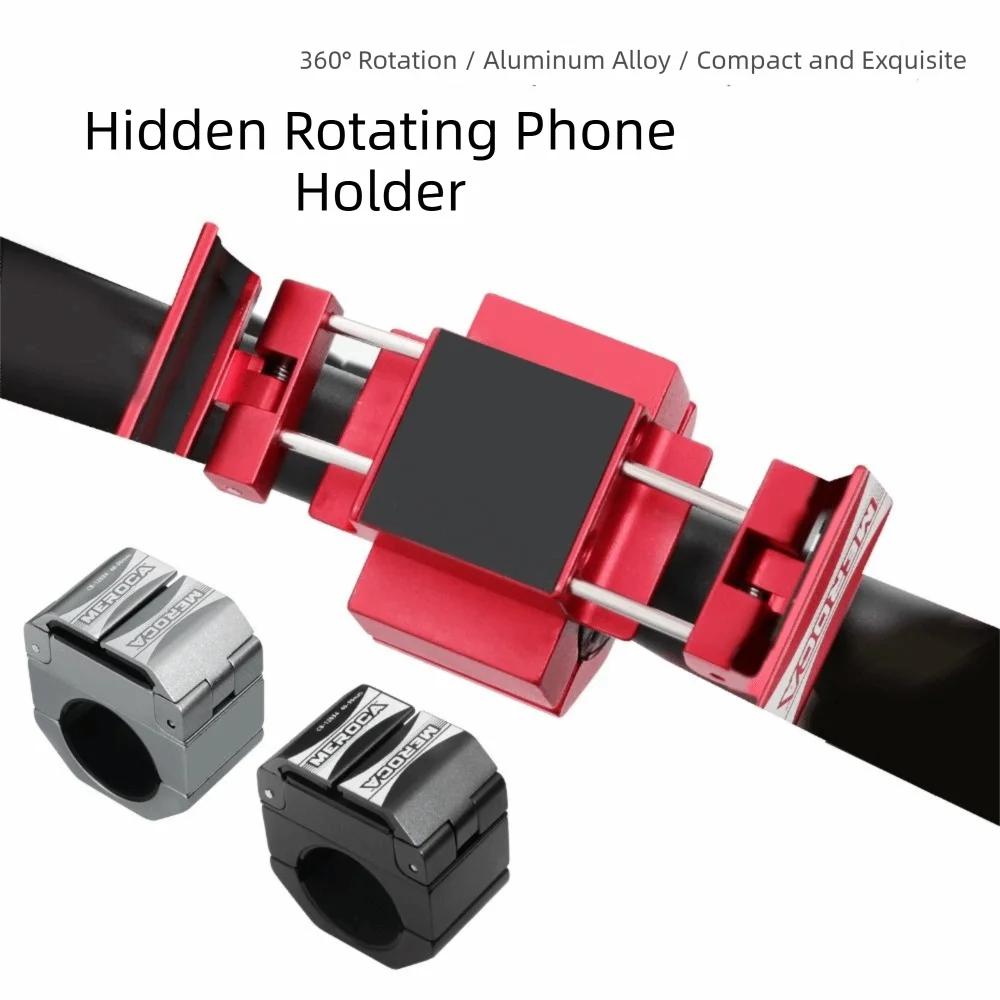 Shockproof Design Bicycle Phone Mount Phone Holder 360° Rotation Shockproof Phone Holder Stand Bracket E-bike Phone Bracket